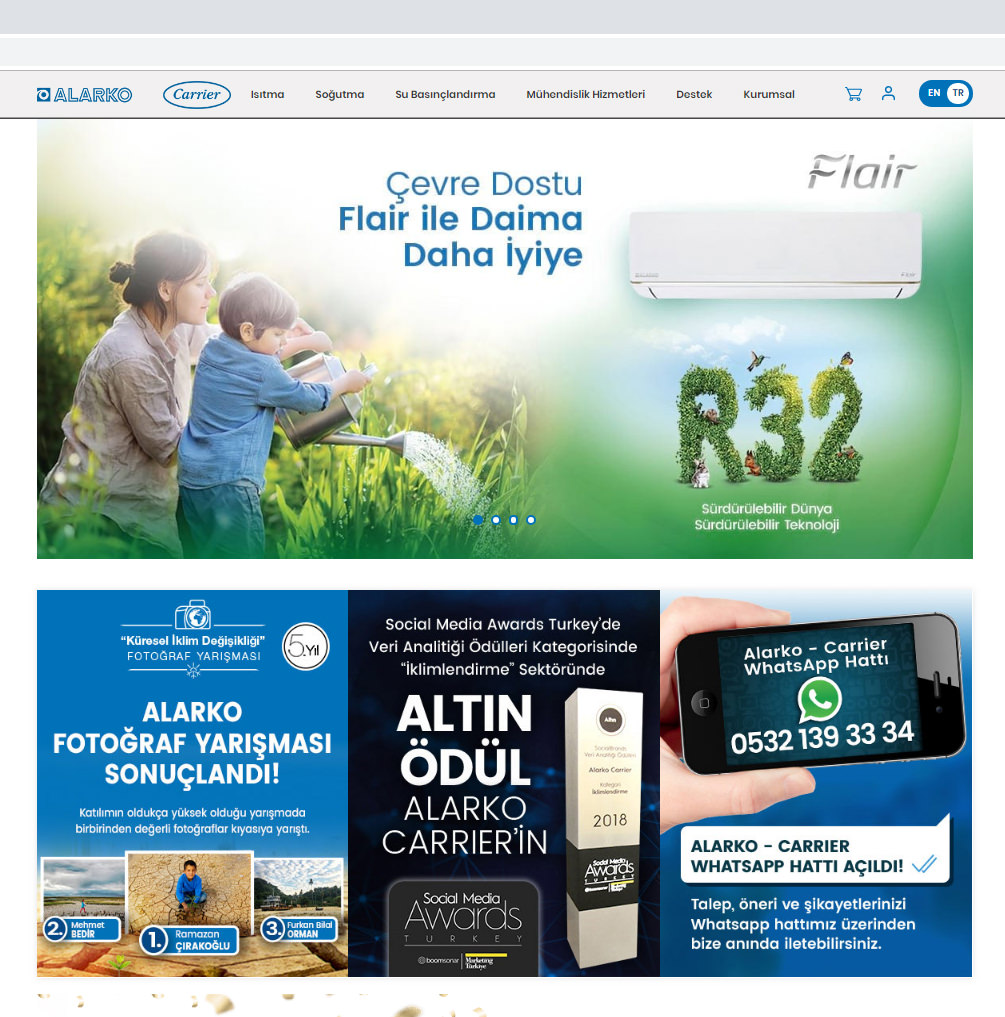 Alarko Carrier Launches Its E-Trade Platform