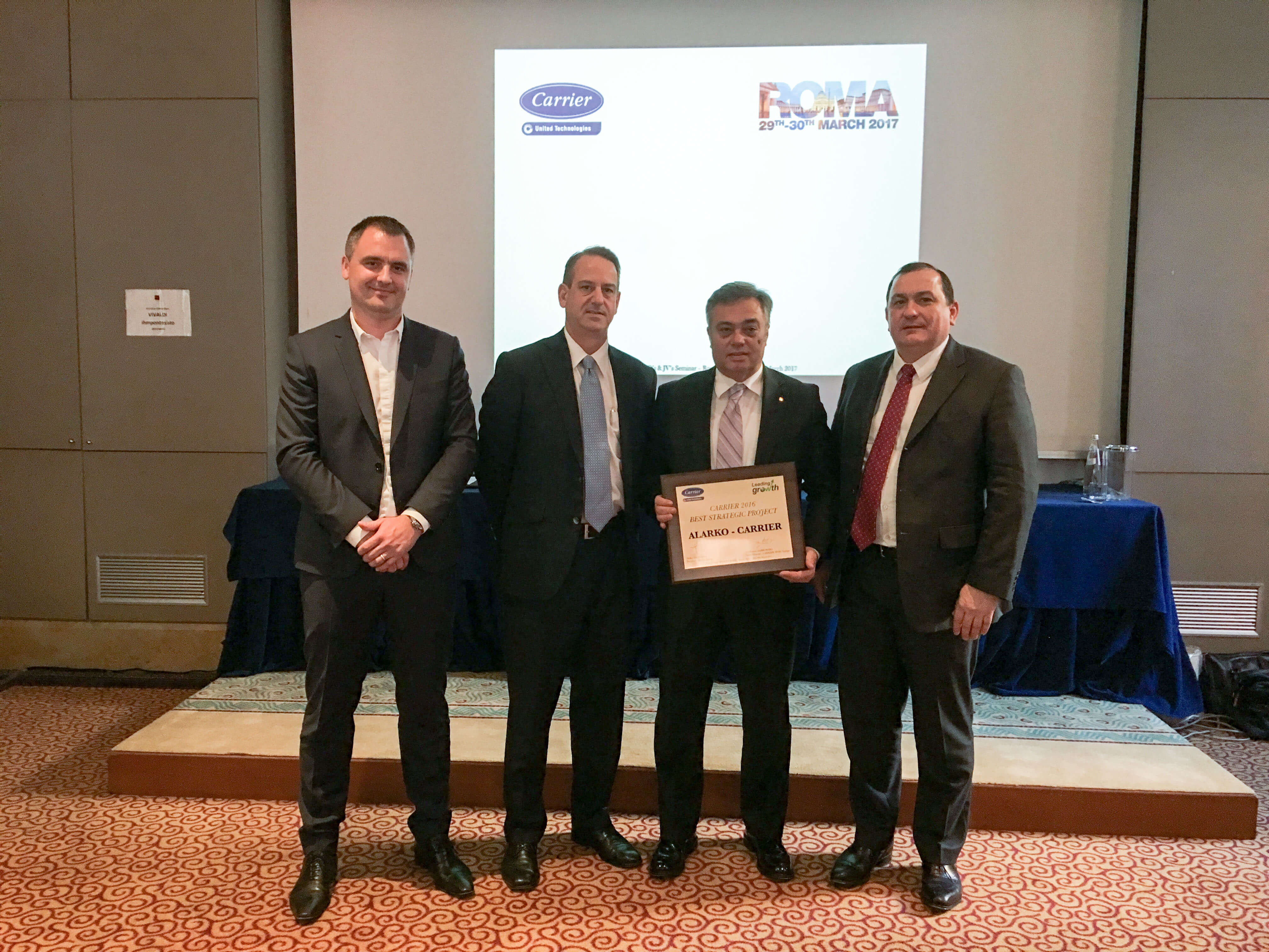 Carrier Global’in Başkanlık Ödülü’nü Bir Kez Daha Alarko Carrier Kazandı