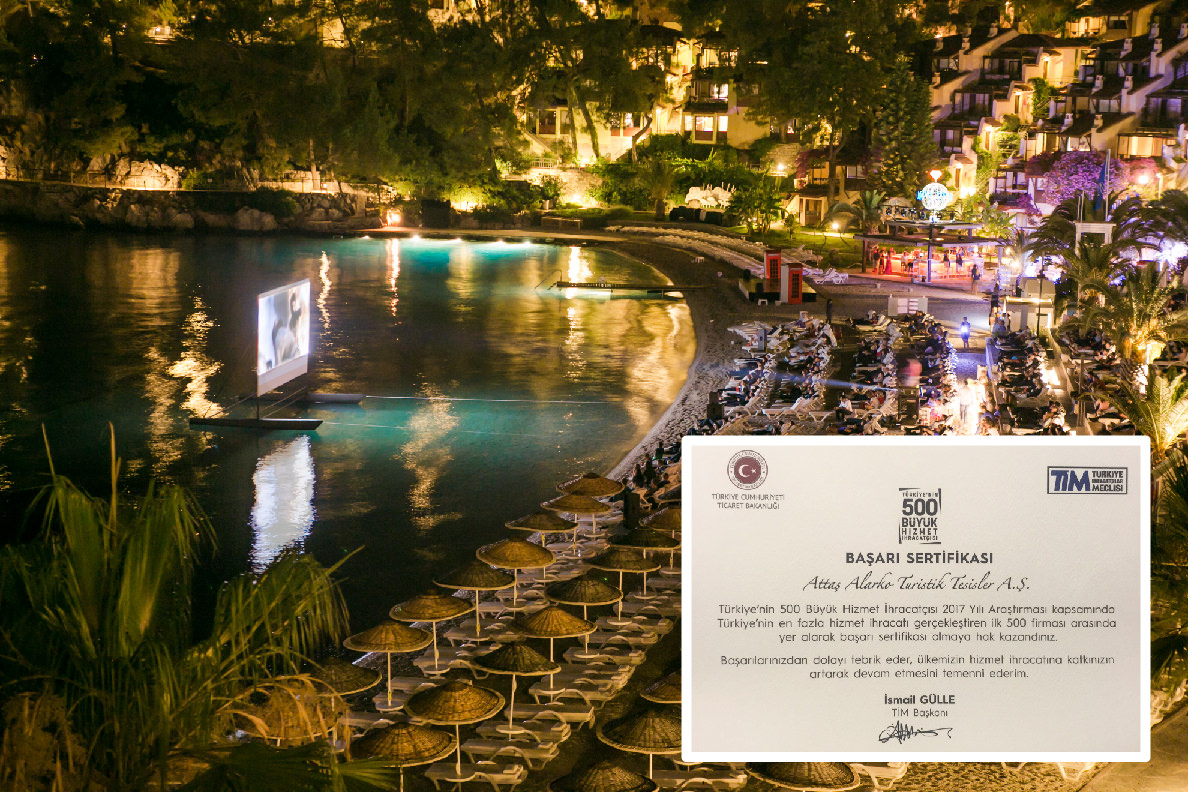 Alarko Tourism Group Ranks Among “Turkey’s Top 500 Service Exporters”